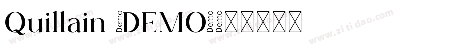 Quillain (DEMO)字体转换